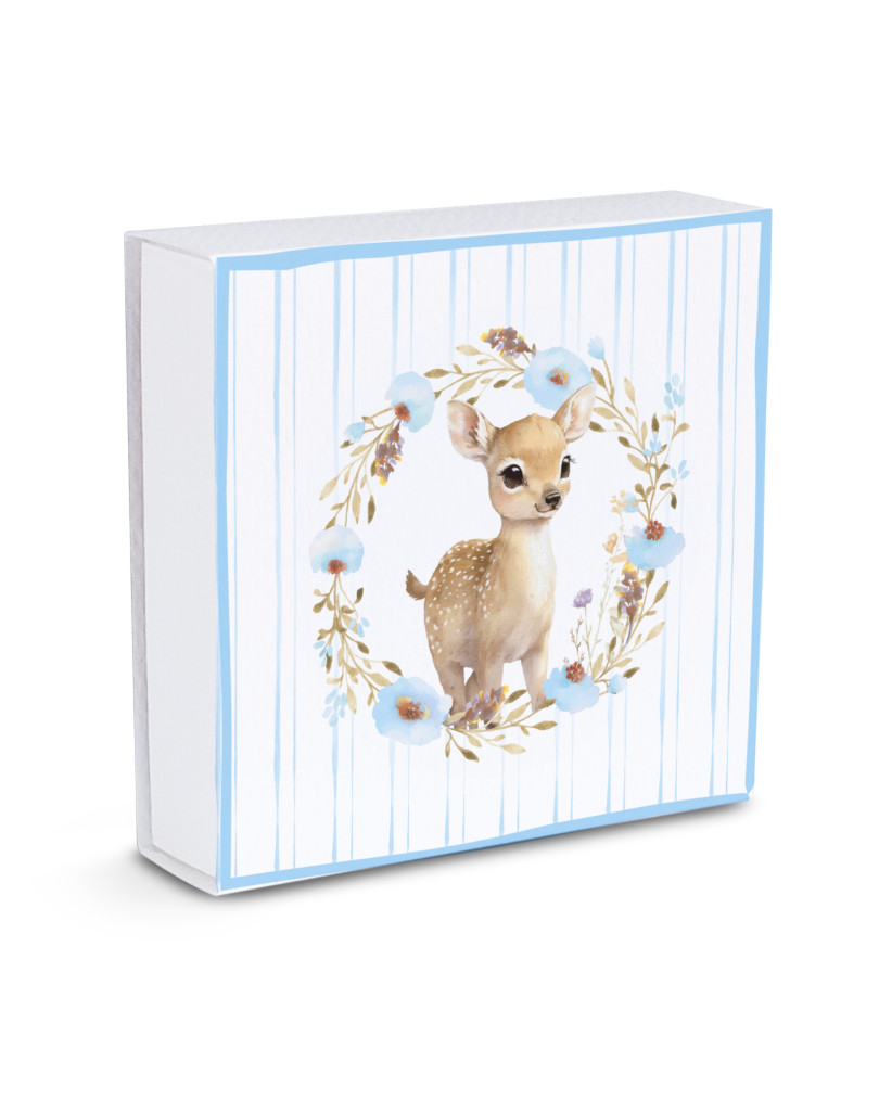 Scatola Quadrata tipo fiammifero, con divisore interno 2 scomparti