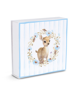 Scatola Quadrata tipo fiammifero, con divisore interno 2 scomparti