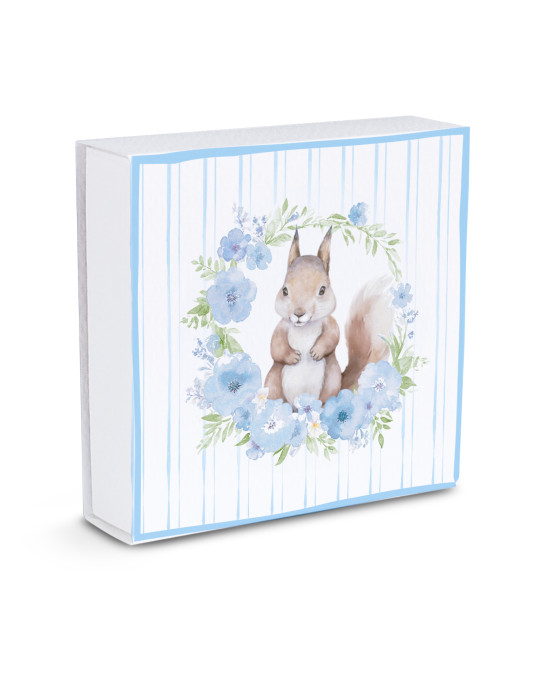 Scatola Quadrata tipo fiammifero, con divisore interno 2 scomparti