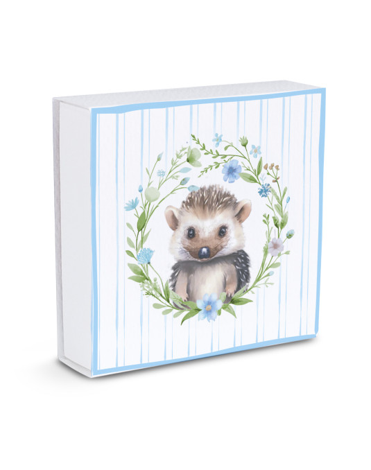 Scatola Quadrata tipo fiammifero, con divisore interno 2 scomparti