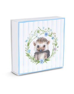 Scatola Quadrata tipo fiammifero, con divisore interno 2 scomparti