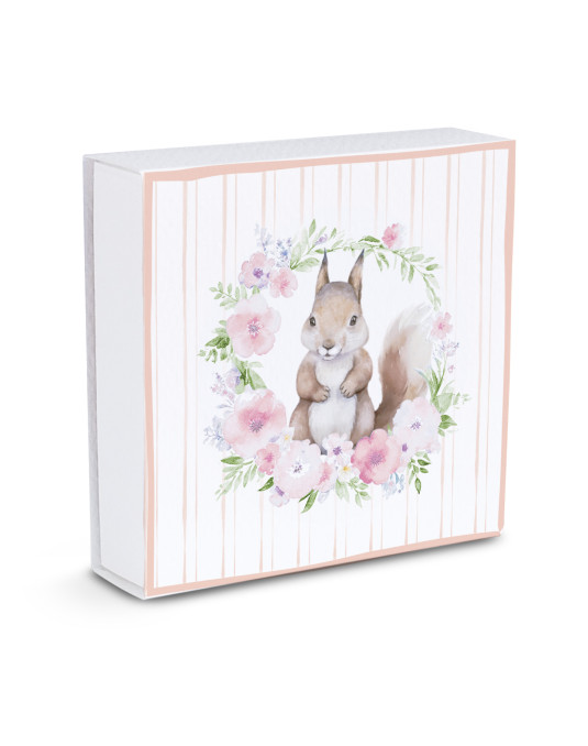 Scatola Quadrata tipo fiammifero, con divisore interno 2 scomparti