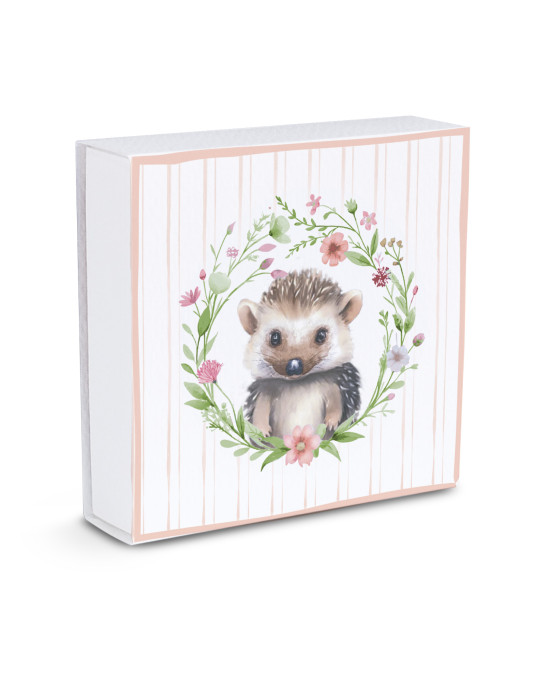 Scatola Quadrata tipo fiammifero, con divisore interno 2 scomparti