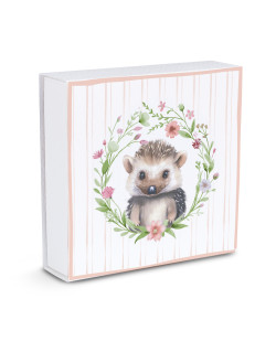 Scatola Quadrata tipo fiammifero, con divisore interno 2 scomparti