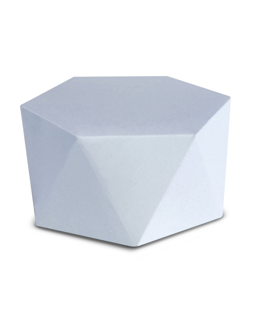 Astuccio Prisma esagonale grande di colore Carta da zucchero