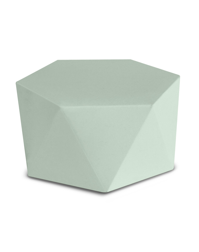 Astuccio Prisma esagonale grande di colore Salvia