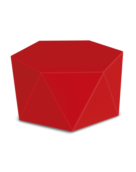 Astuccio Prisma esagonale grande di colore Rosso
