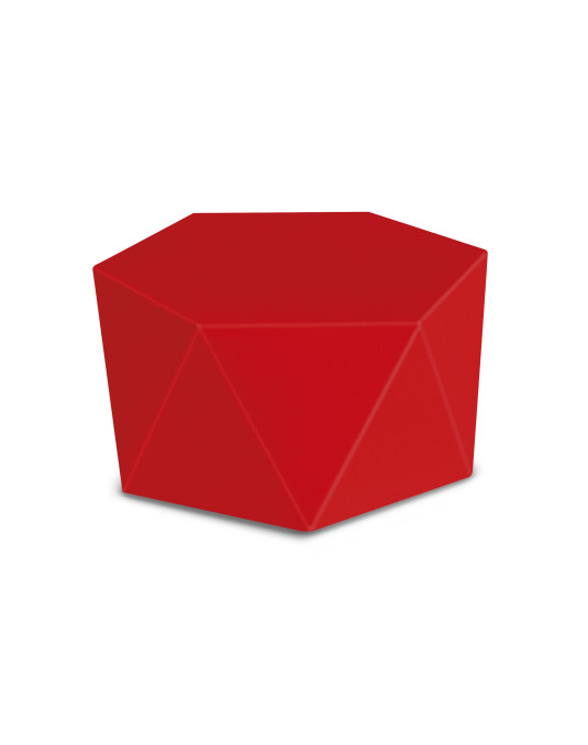 Astuccio Prisma esagonale piccolo di colore Rosso