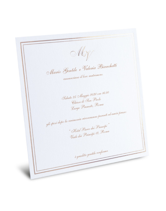 Annuncio Matrimoniale personalizzabile