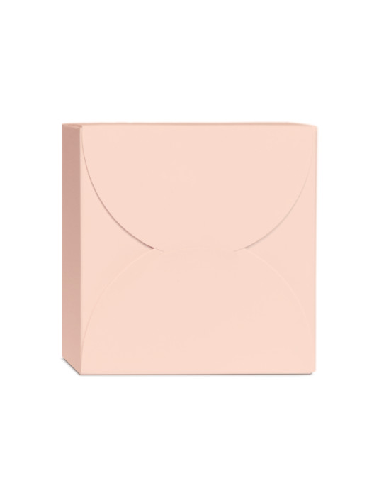 Astuccio piccolo di colore cipria personalizzabile