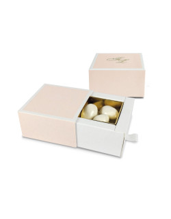 Astuccio fiammifero, di colore cipria, personalizzabile