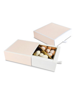 Astuccio fiammifero, di colore cipria, personalizzabile