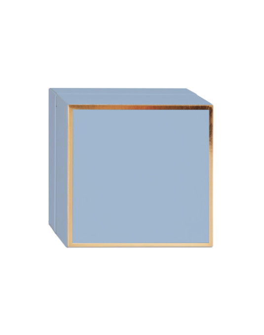 Astuccio di colore carta da zucchero fondo e coperchio personalizzabile