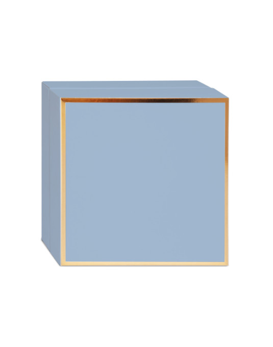 Astuccio di colore carta da zucchero fondo e coperchio personalizzabile