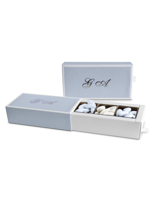 Astuccio fiammifero, di colore carta da zucchero, personalizzabile