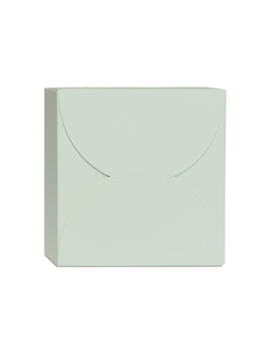 Astuccio piccolo di colore salvia personalizzabile