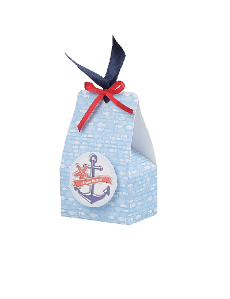 stuccio pesciolini su fondo mare con bollino pop up