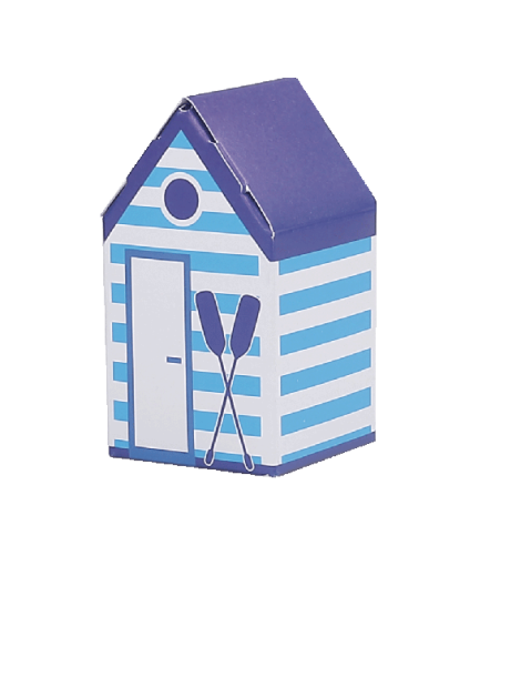 Cabine doghe azzurre, tetto blu