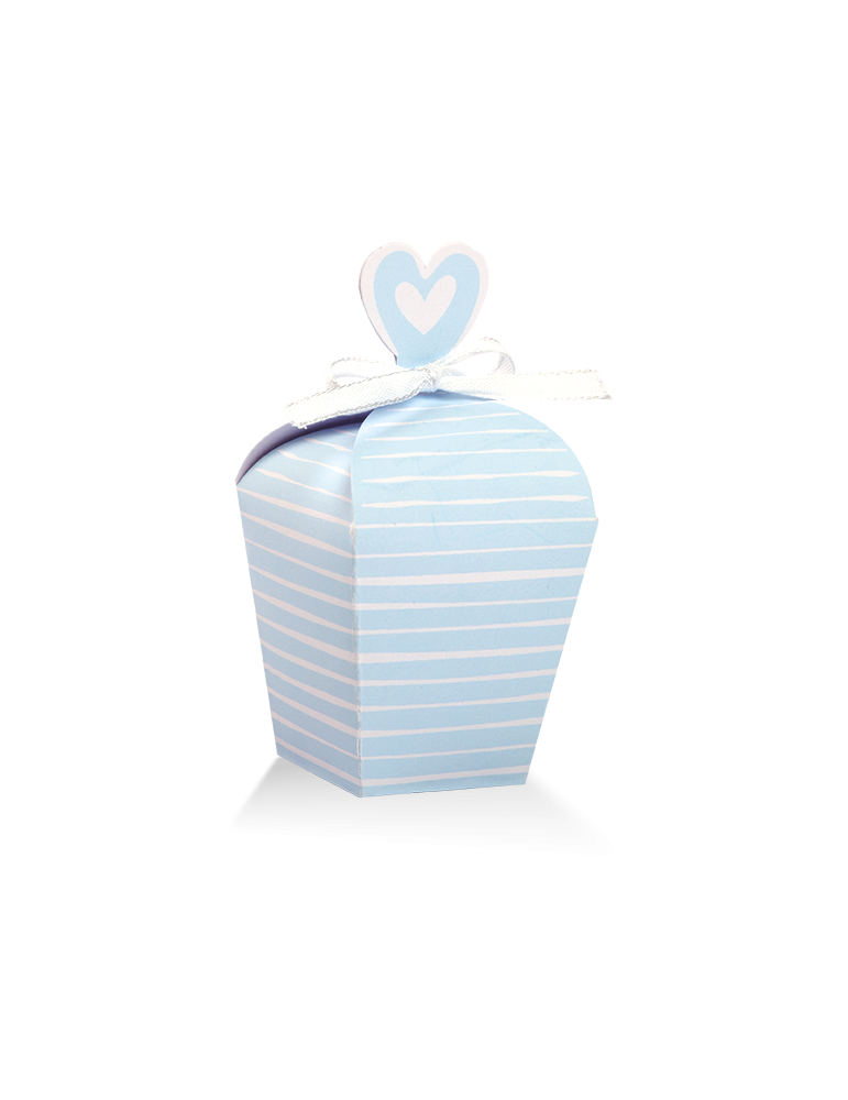 New Pack Celeste Medio righe orrizzontali