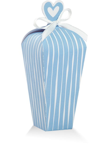 New Pack Celeste Grande righe verticali